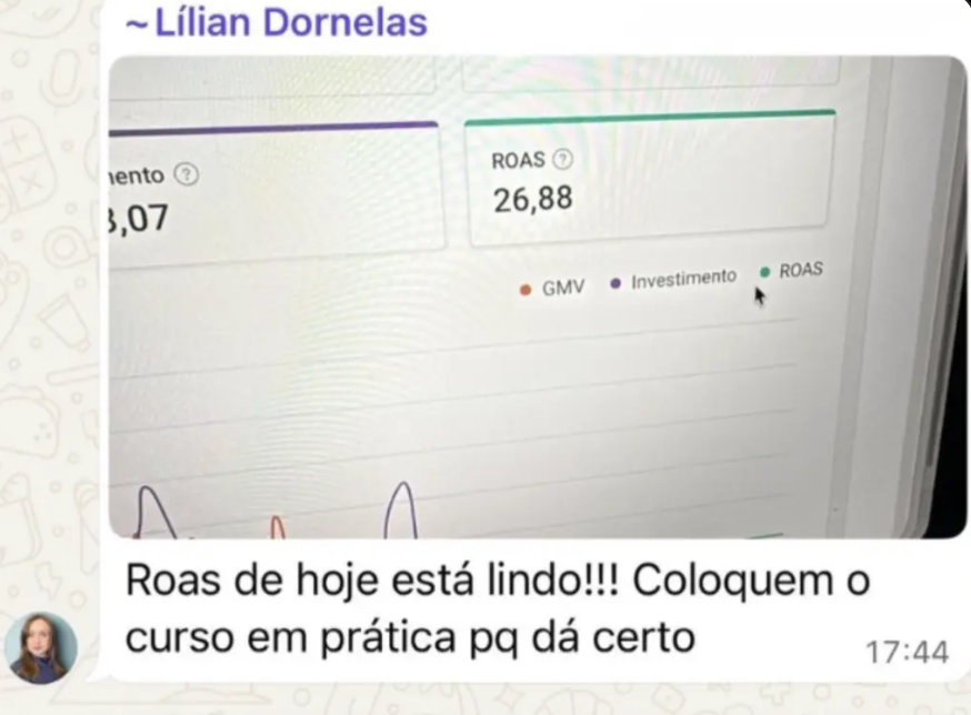 Depoimento de Lílian Dornelas — aluno GRUPO TG